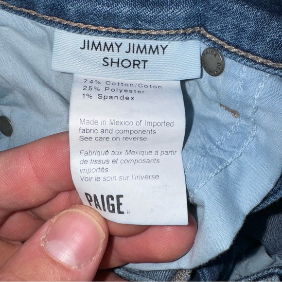 Paige Jimmy Jimmy Jean Shorts Womens Size 27  Revolve - Picture 12 of 12